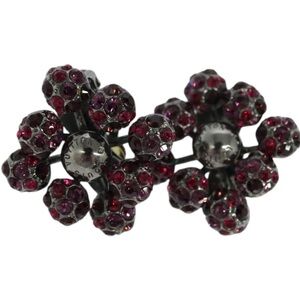 LOUIS VUITTON Brooke de Reuille Mille Eune Nuit Earring Red
